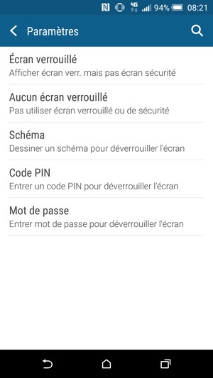 Sélectionnez Schéma