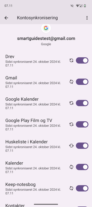 Vælg Menu-knappen