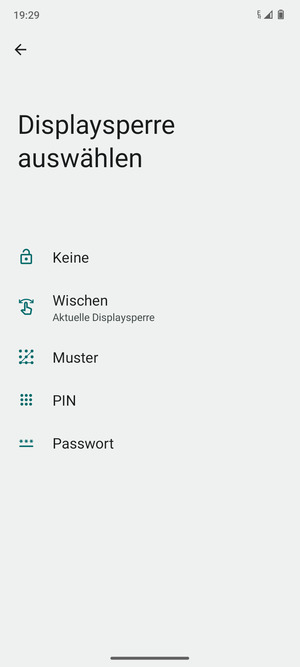 Wählen Sie Muster