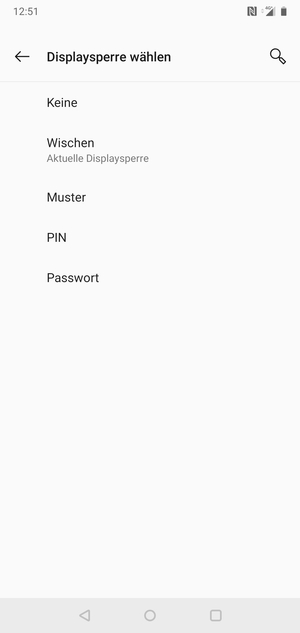 Wählen Sie Muster