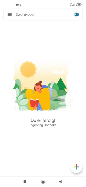 Hotmail er klar til bruk