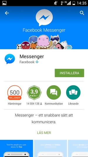 Välj INSTALLERA