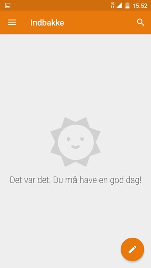 Din Gmail/Hotmail er klar til brug