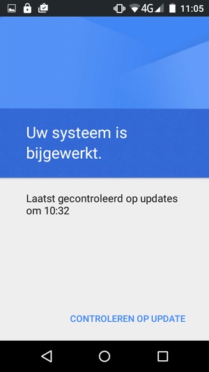 Selecteer Controleren op update / Nu controleren