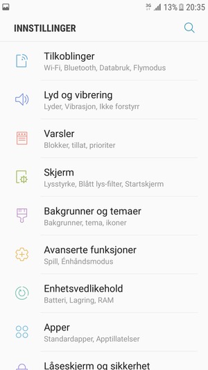 Velg Tilkoblinger