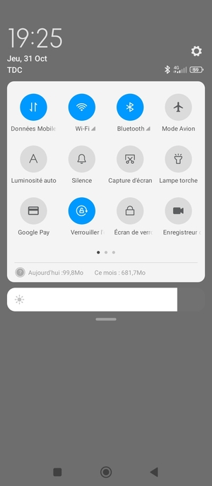 Désactiver le Wi-Fi et le Bluetooth
