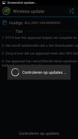Wacht tot de zoekopdracht beëindigd is