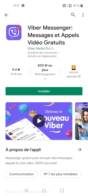Sélectionnez Installer