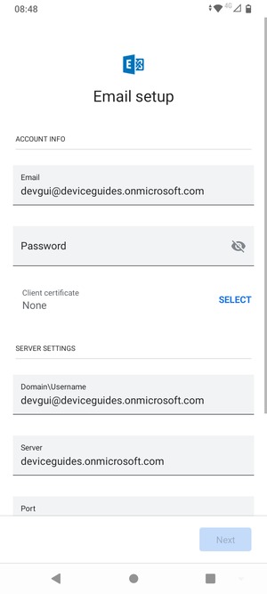 Enter your password