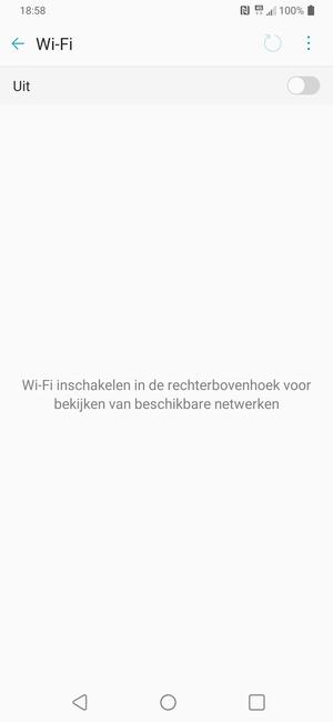 Schakel Wi-Fi in