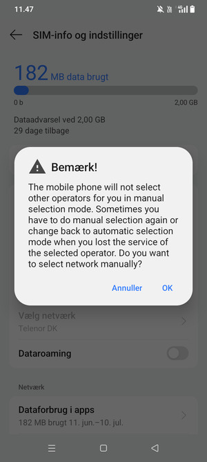 Vælg OK