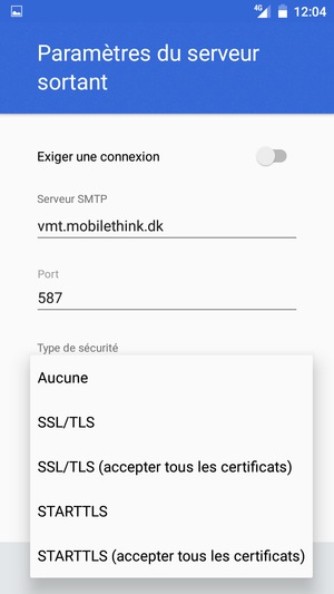 Sélectionnez Aucune