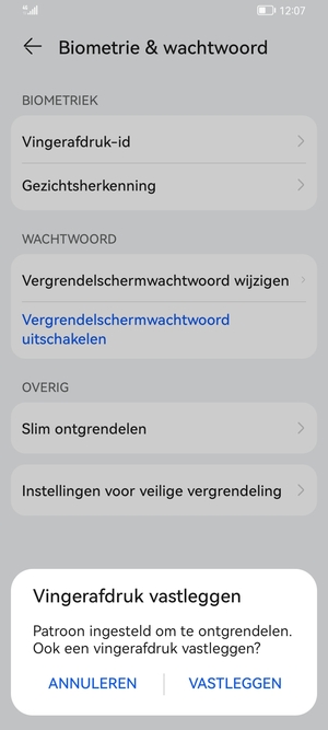Selecteer ANNULEREN