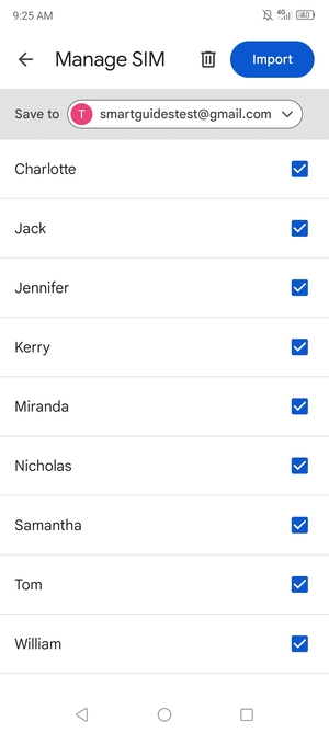 Select Import