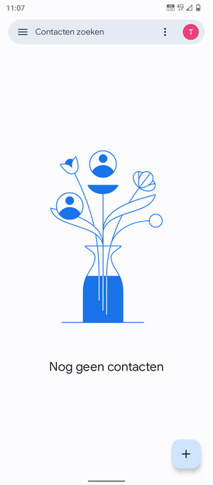 Selecteer de Menu-knop