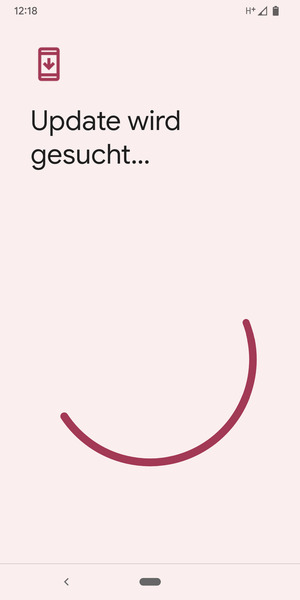 Warten Sie, bis die Suche abgeschlossen ist