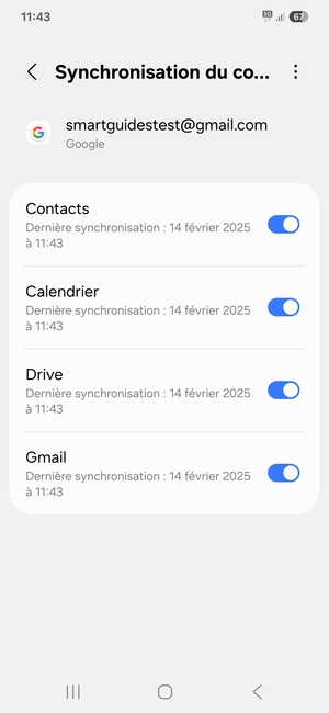 Sélectionnez le bouton du Menu