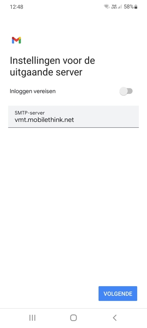 Schakel Inloggen vereisen uit en selecteer VOLGENDE