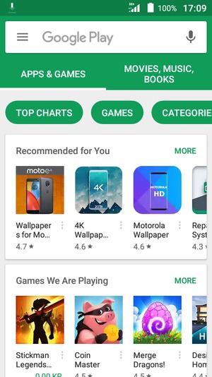 Select the Search bar