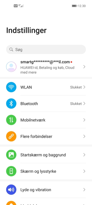 Vælg WLAN