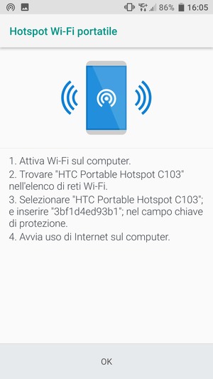 Seleziona OK