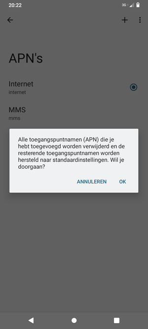 Selecteer OK