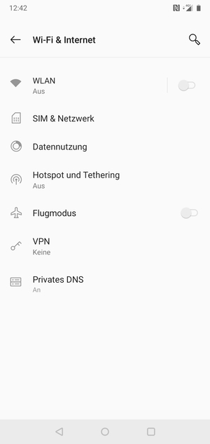 Wählen Sie WLAN
