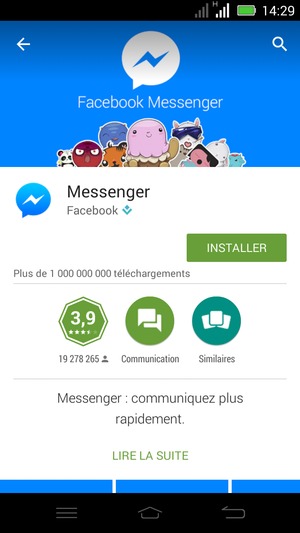 Sélectionnez INSTALLER