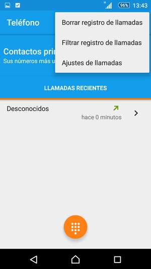 Seleccione Ajustes de llamadas