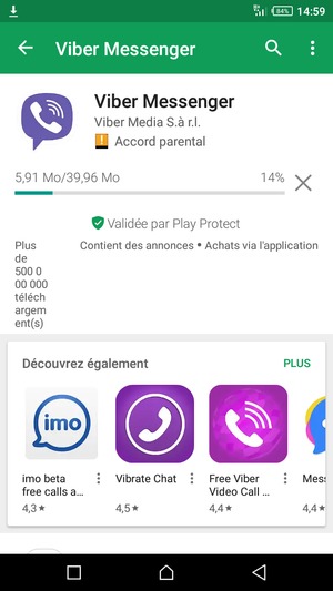 Veuillez attendre la fin de la procédure d'installation