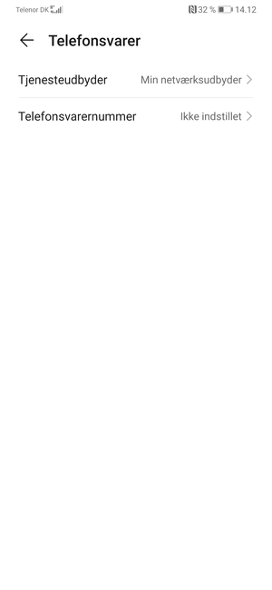 Vælg Telefonsvarernummer