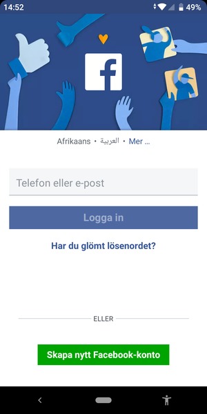 Din app är redo att användas
