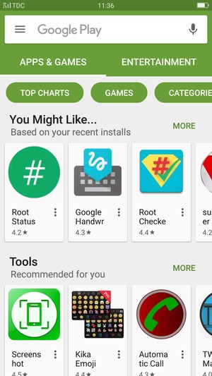 Select the Search bar