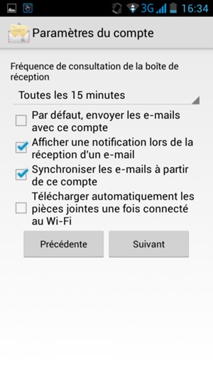 Sélectionnez Suivant