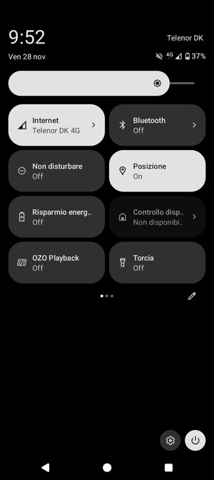 Disattiva Posizione