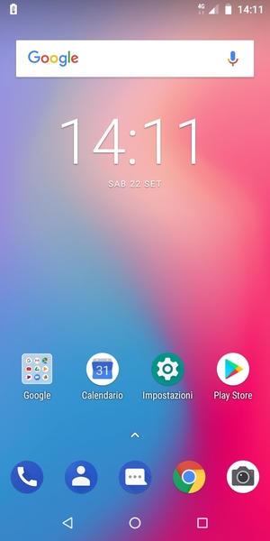 Torna alla schermata Home e seleziona il tasto App recenti