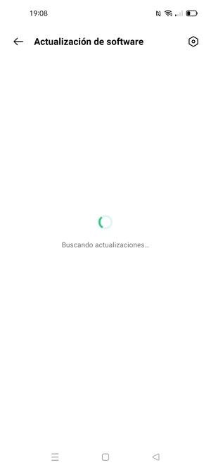 Espere a que la búsqueda termine