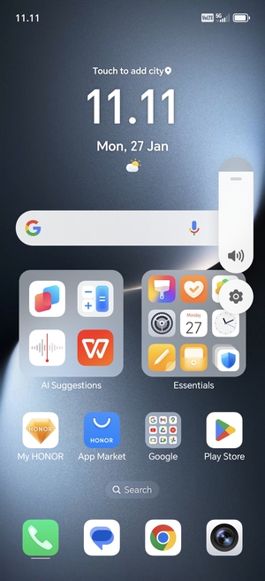 Continue to press to take the volume down to the required level