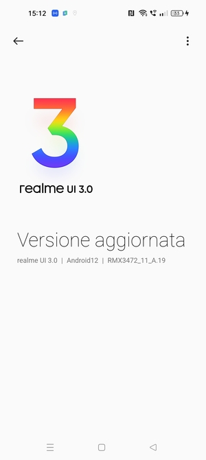 Se il tuo telefono è aggiornato, vedrai la seguente schermata