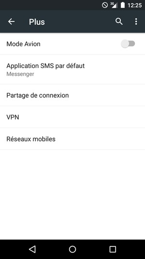 Sélectionnez Réseaux mobiles
