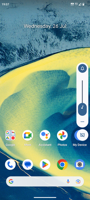 To change the sound profile, select Sound