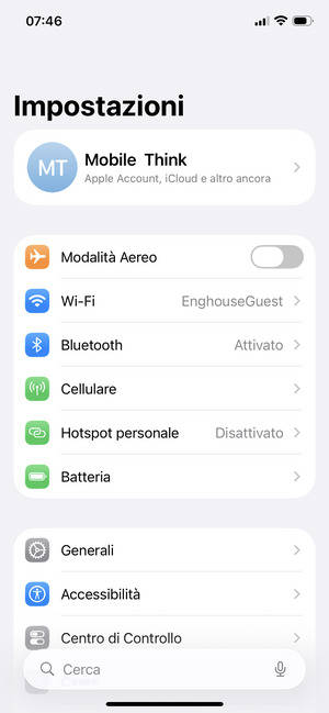 Seleziona Cellulare