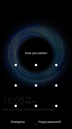Your phone is now secure with a screen lock