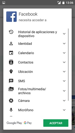 Seleccione ACEPTAR