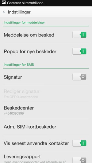 Vælg Beskedcenter