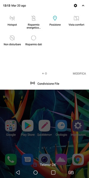 Disattiva Posizione