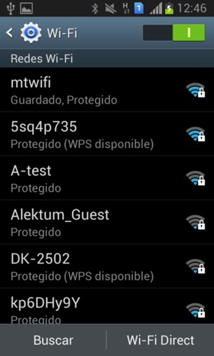 Ahora está conectado a la red Wi-Fi