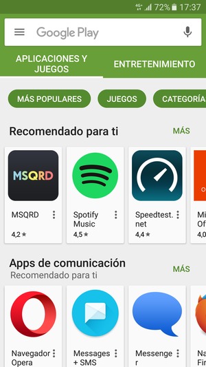 Seleccione la barra de Búsqueda