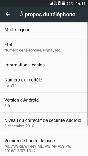 Sélectionnez Mettre à jour