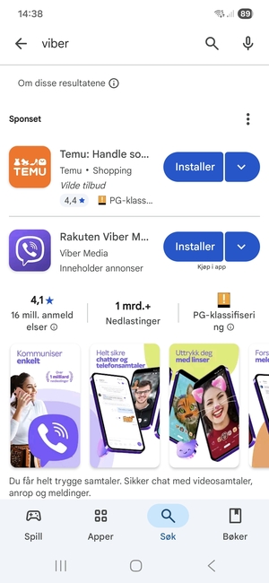 Velg app